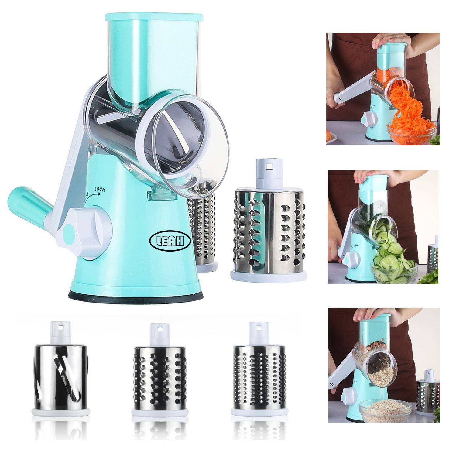 Drum Rotary Cheese Grater 3