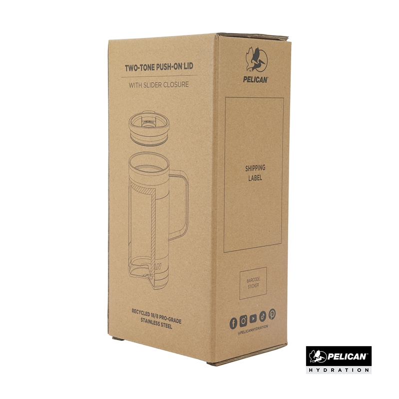 Pelican Ridge™ 18 oz. Recycled Double Wall Stainless Steel Mug 87