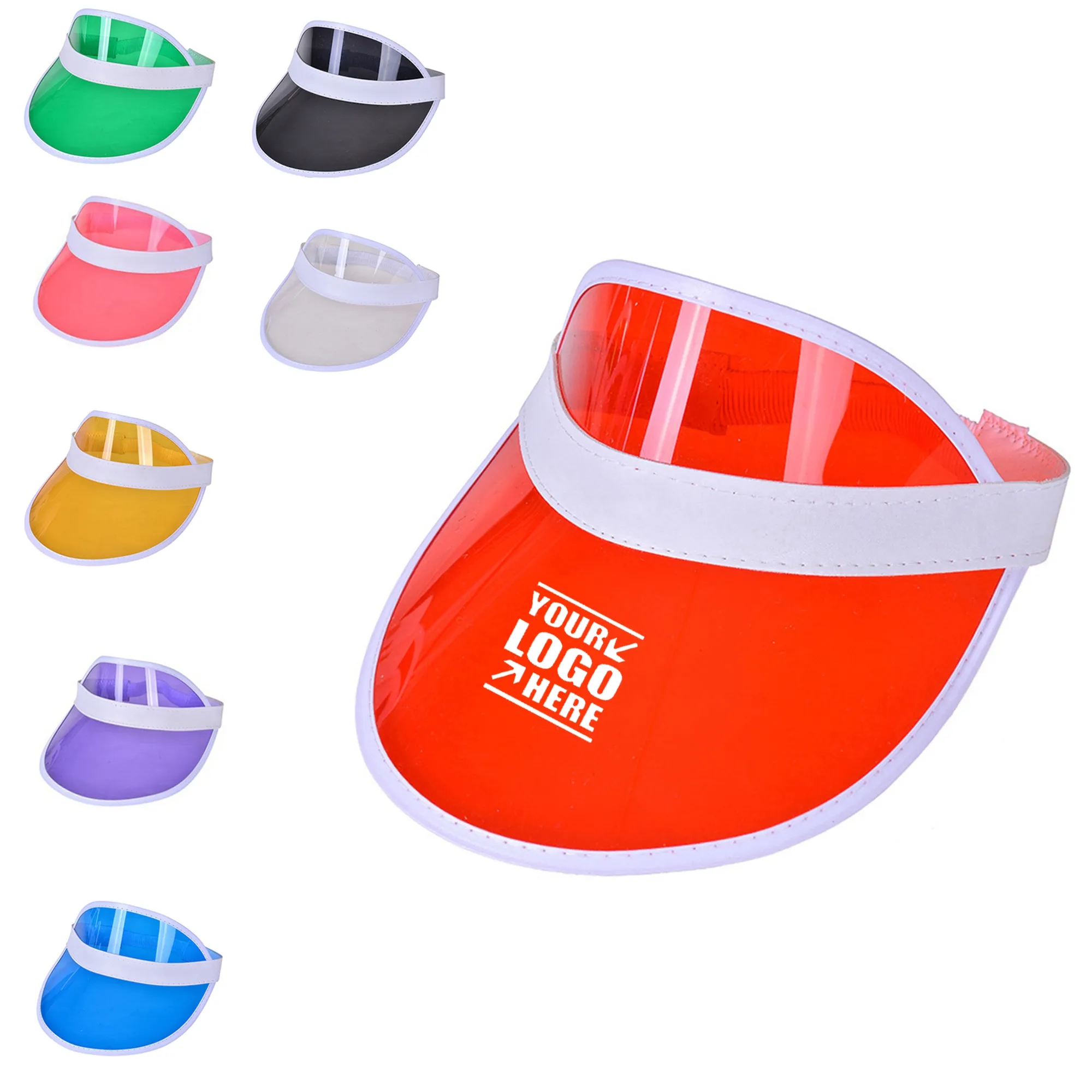 Outdoor PVC Sun Visor Hat 2