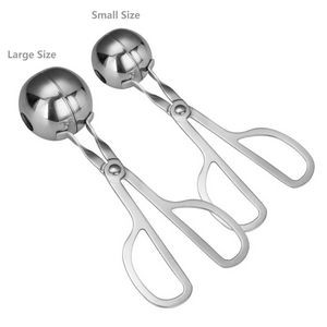 Small Metal Meatball Maker Food Grade Stainless Steel Durable 2