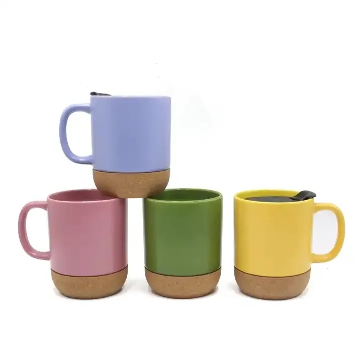 Classic 12oz Ceramic Mug with Cork Base 9