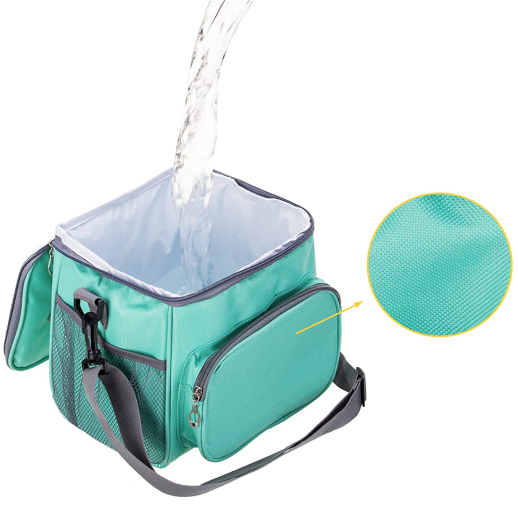 Insulated Lunch Bag Large Cooler Tote 5
