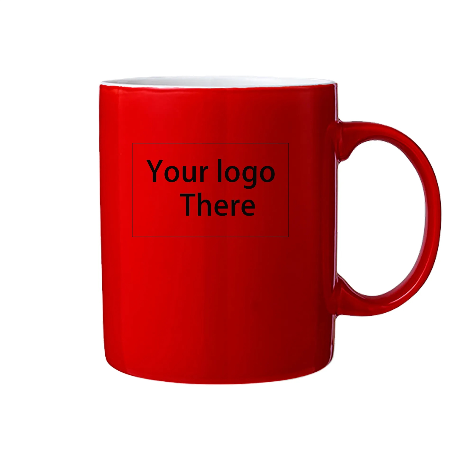 11.8OZ Classic Straight High-quality Ceramic Coca Coffee Mug 15