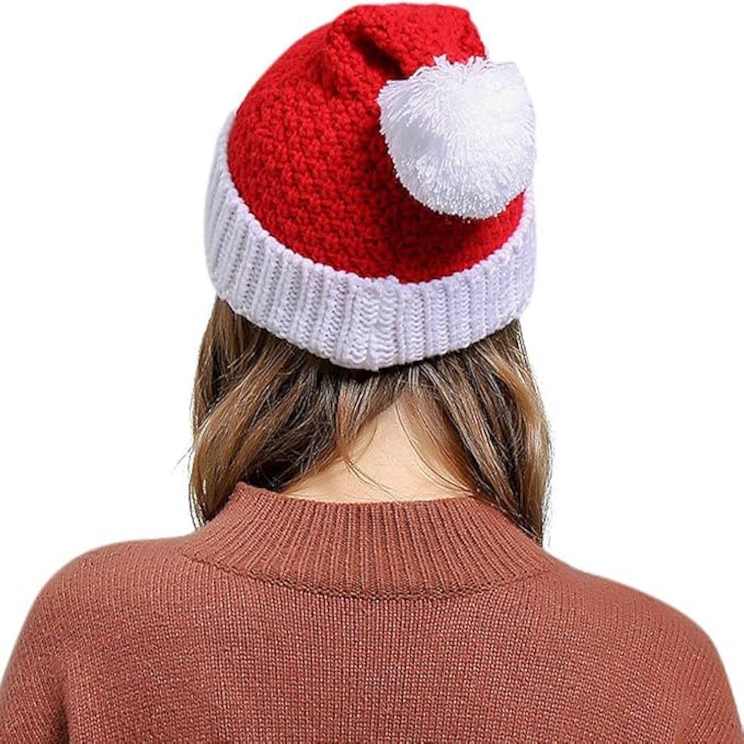 Winter Thick Knitted Christmas Hat 8