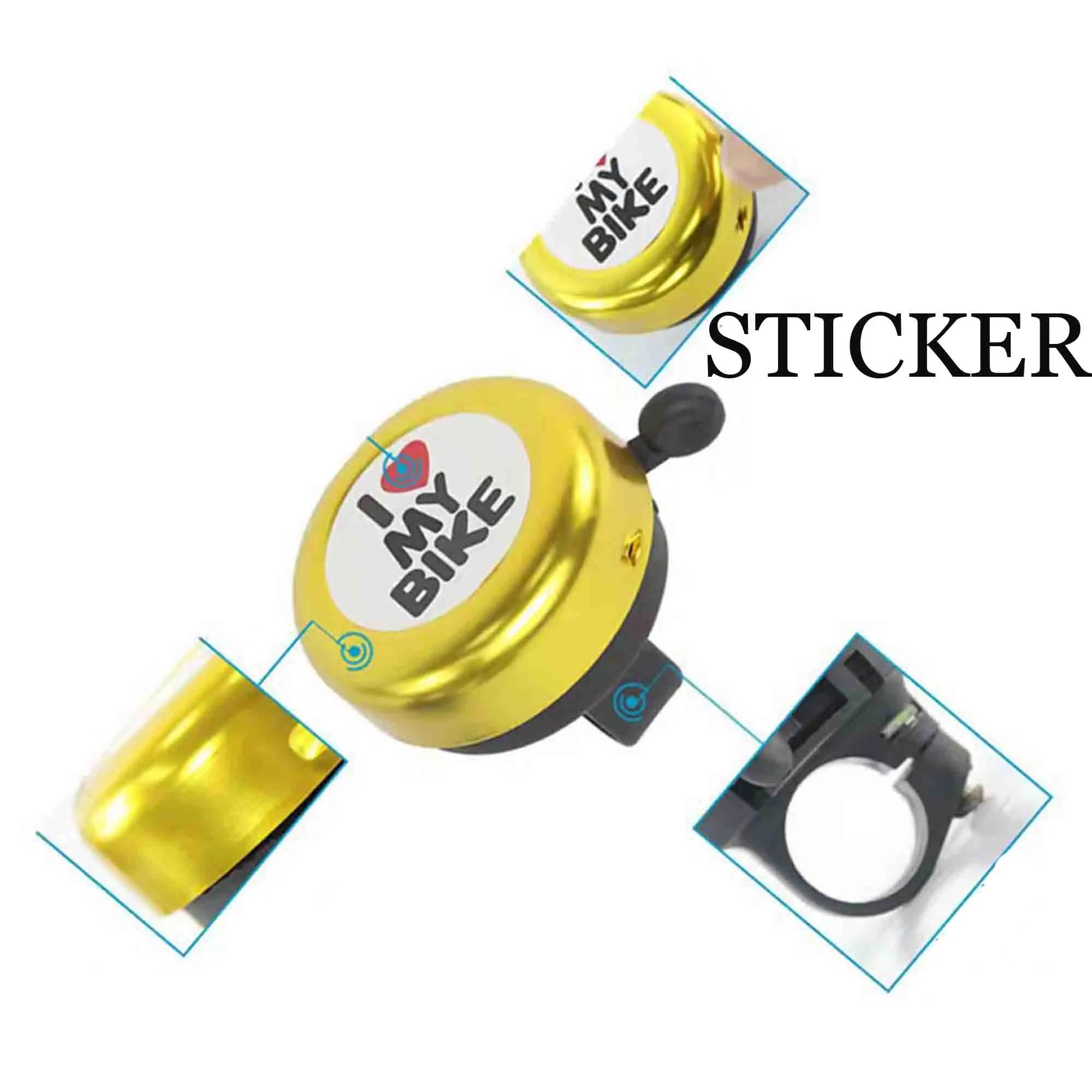 Aluminum Alloy Bike Bell 2