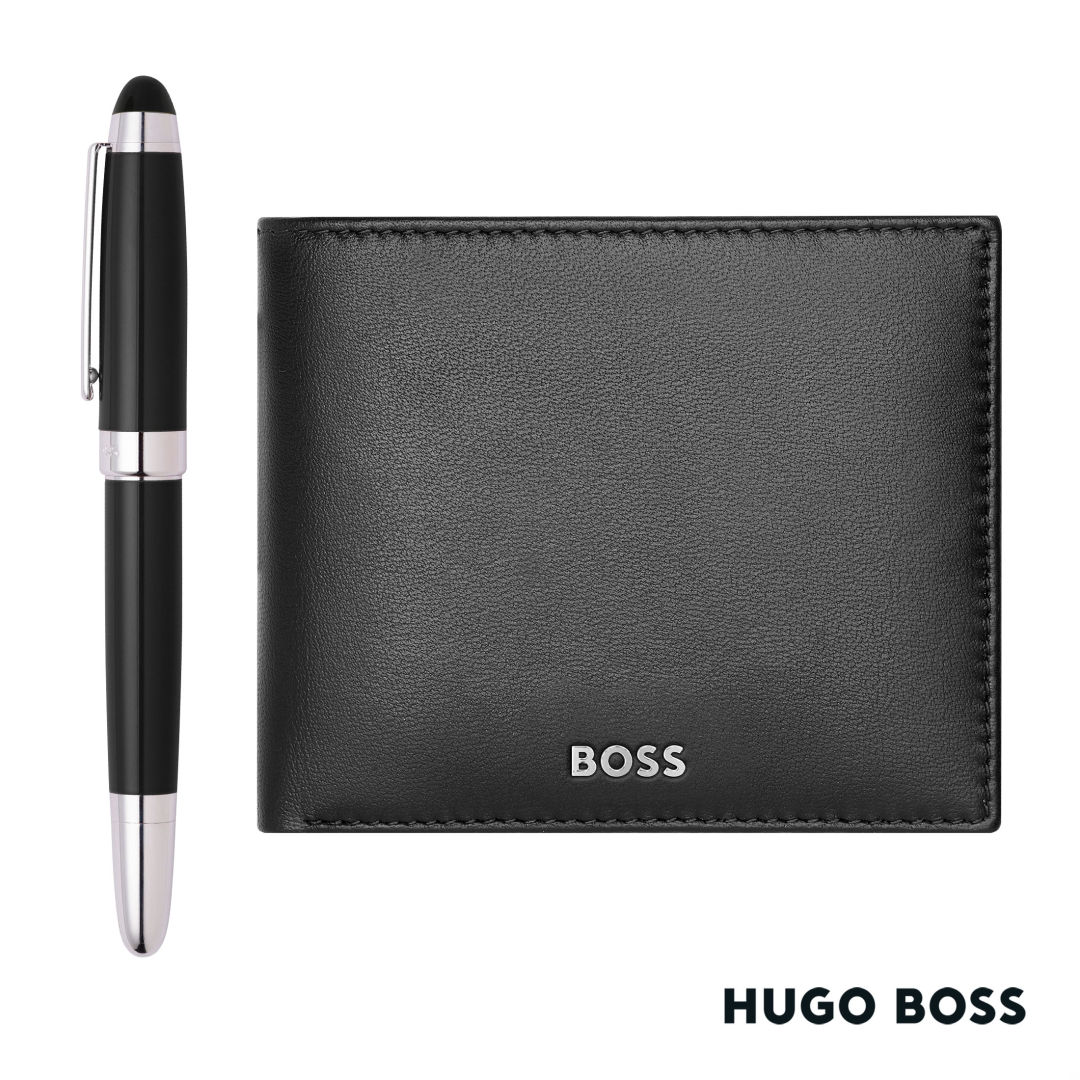 Hugo Boss® Rollerball Pen & Wallet Set 7