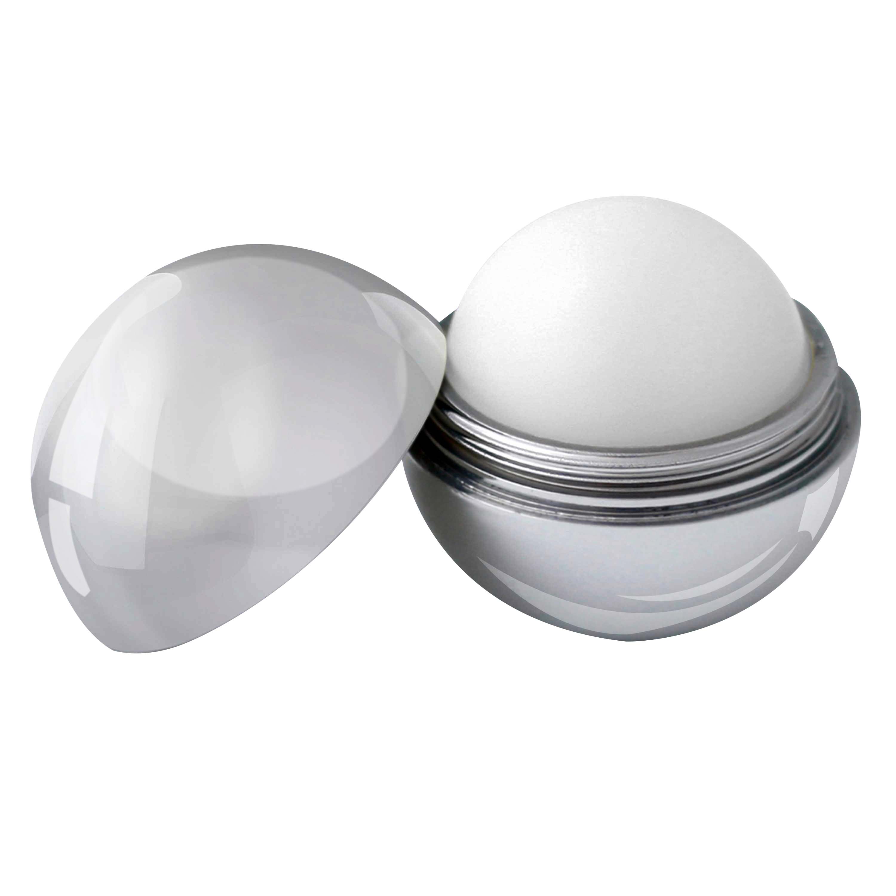Metallic Finish Round Lip Balm 12