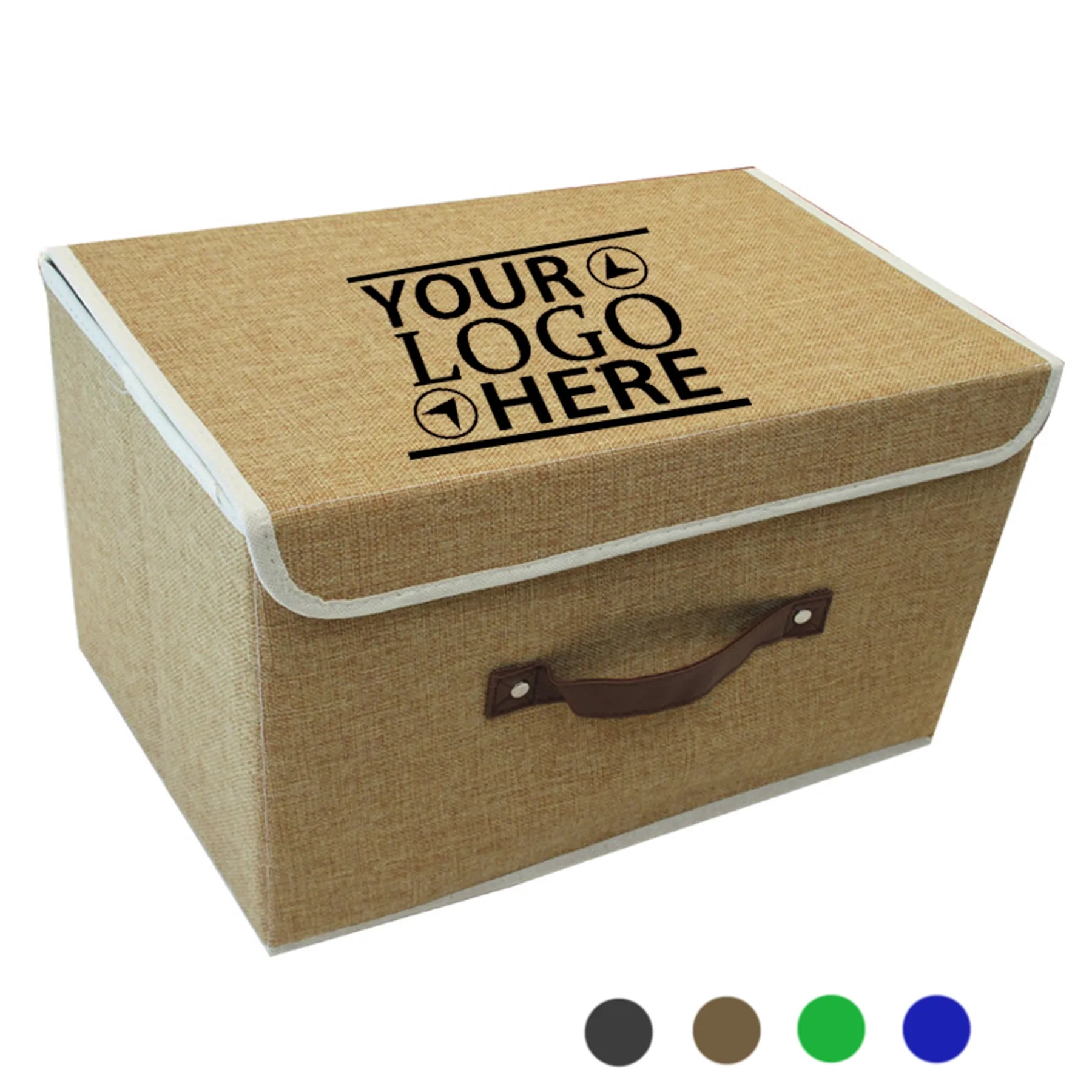 Fabric Storage Boxes With Lids 1