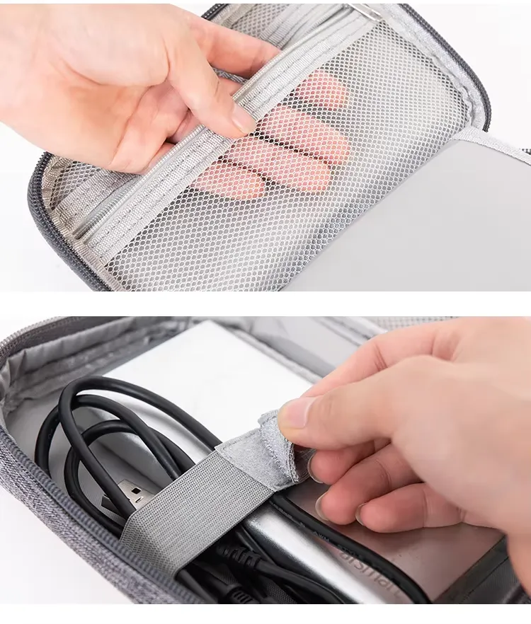 Travel Case Earphone USB Cable Storage Bag 3