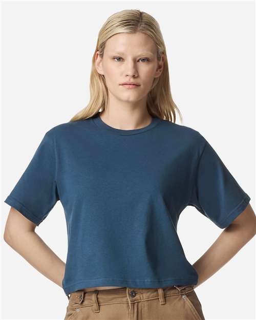 Women's Fine Jersey Mid-Length Boxy Tee - 102 9