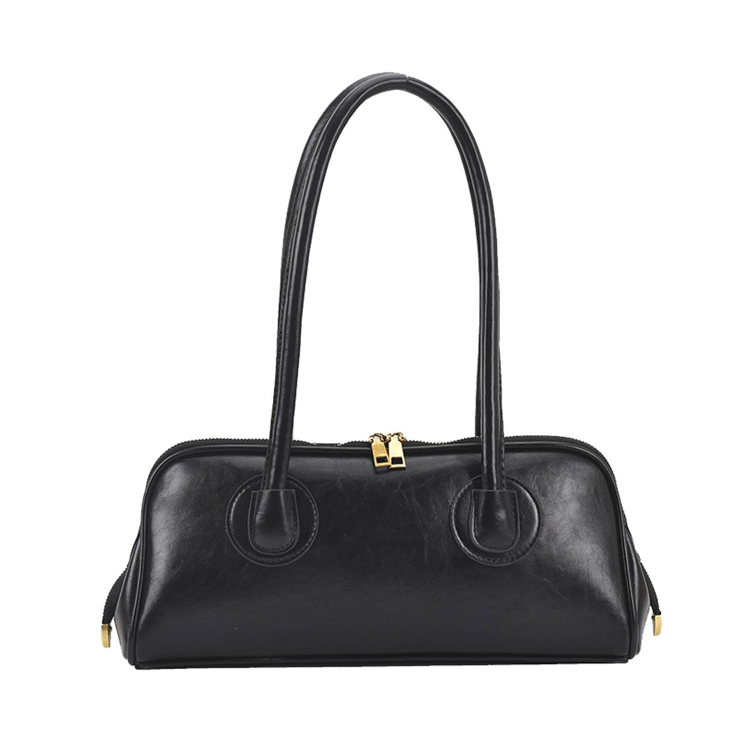 Women's PU Leather Shoulder Bag w/ Zipper 2