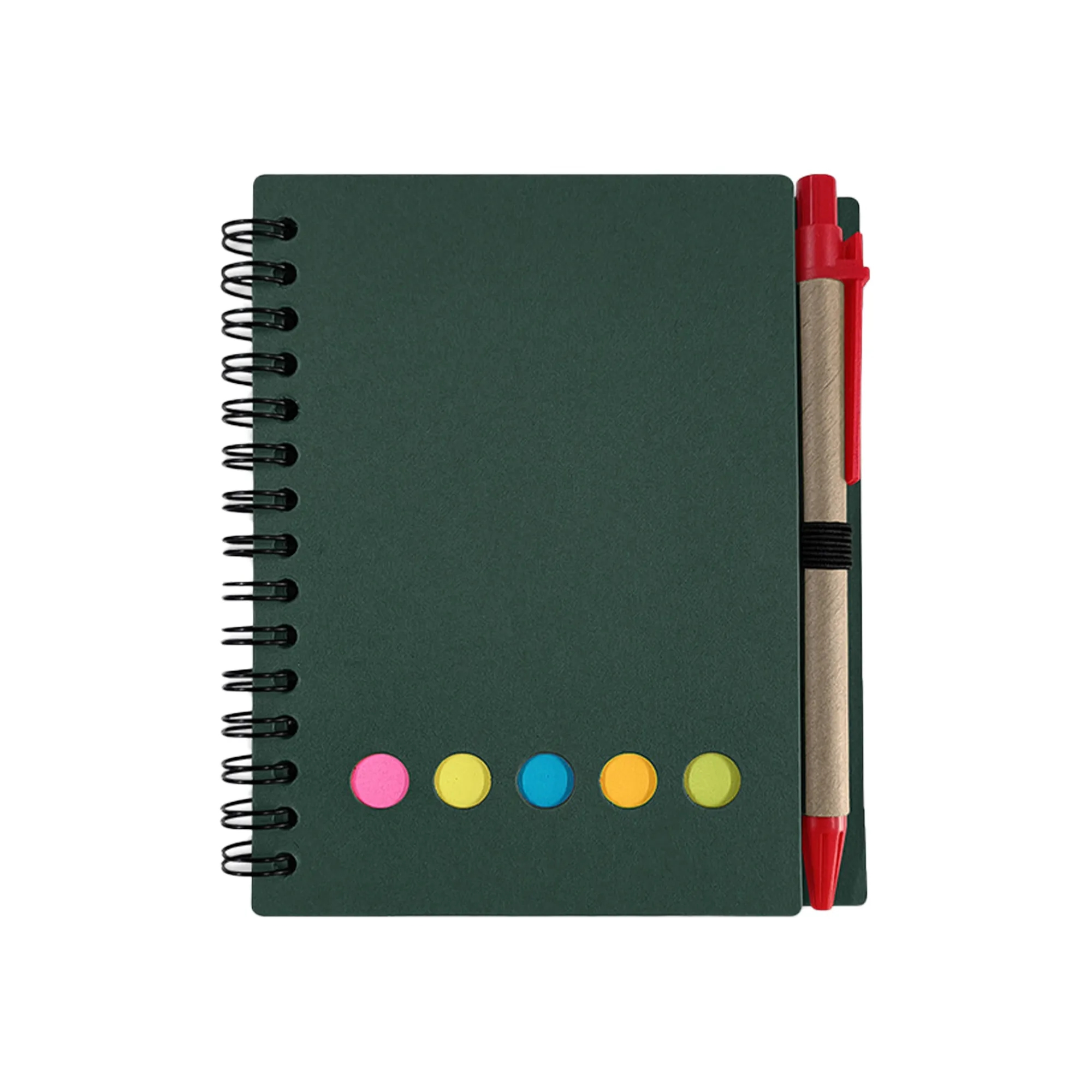 Spiral Notebook with Sticky Notes 11