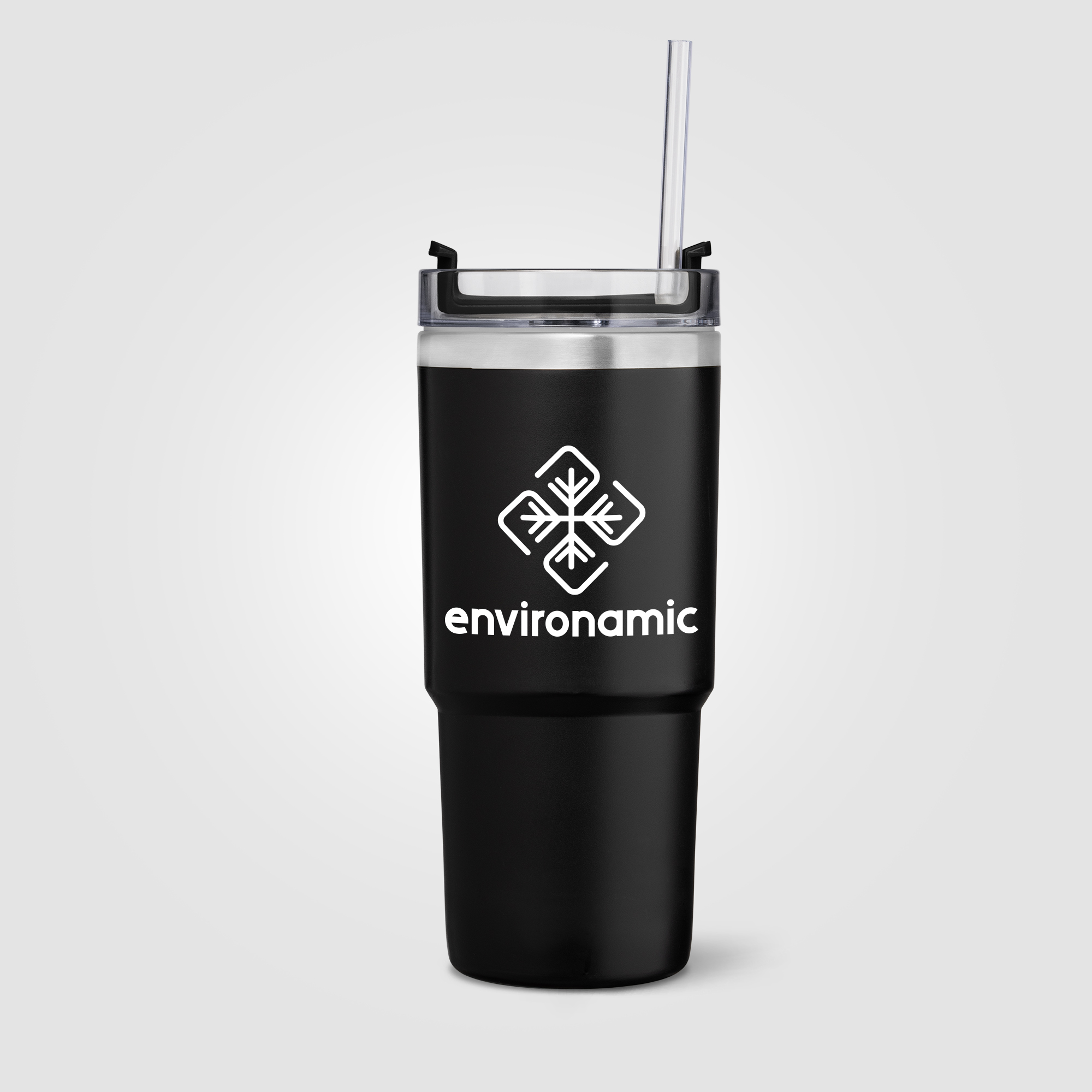 Rime Recycled Stainless Steel Double Wall Leakproof  Straw Tumbler - 25oz 18