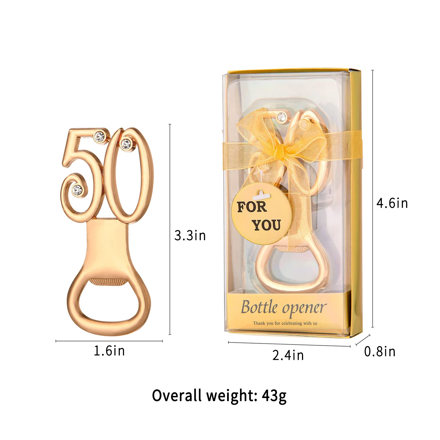 Digital Alloy Corkscrew Birthday Bottle Opener For Party Favors 12