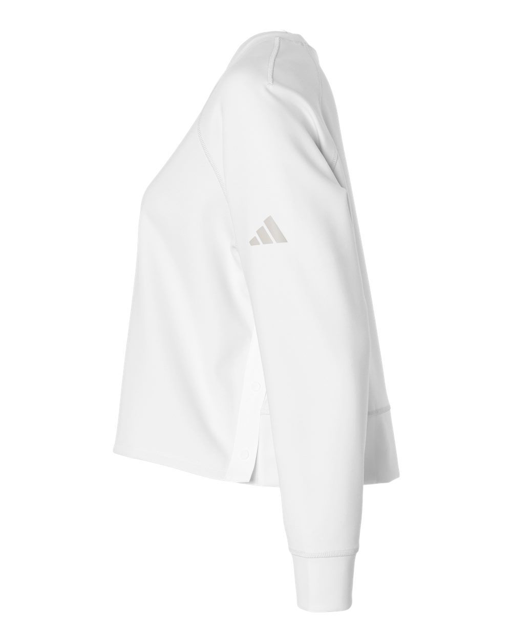Women's Beyond Side-Snap Crewneck Sweatshirt - A1014 3