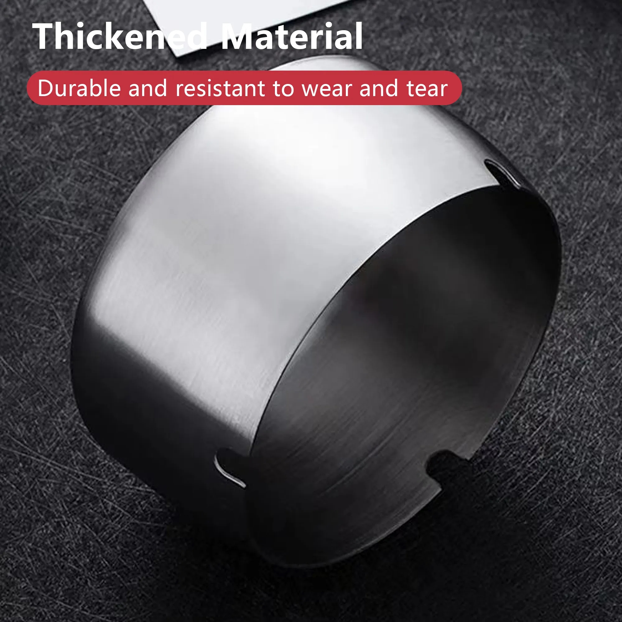 Stainless Steel Windproof Ashtray 4