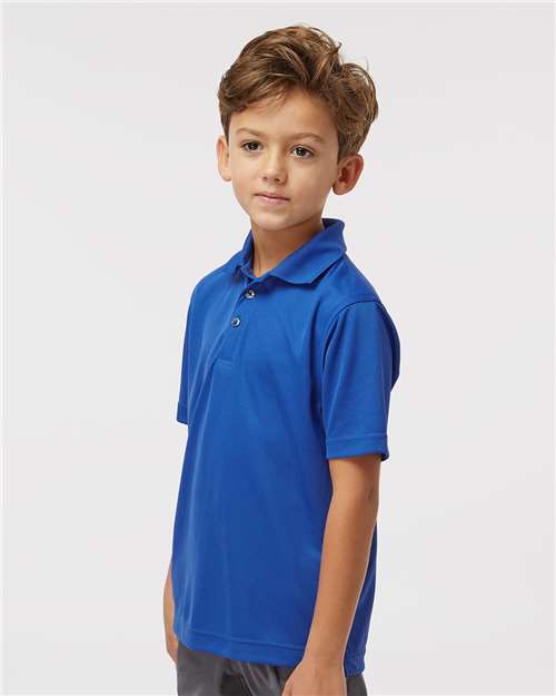 Youth Saratoga Performance Mini Mesh Polo - 108Y 44