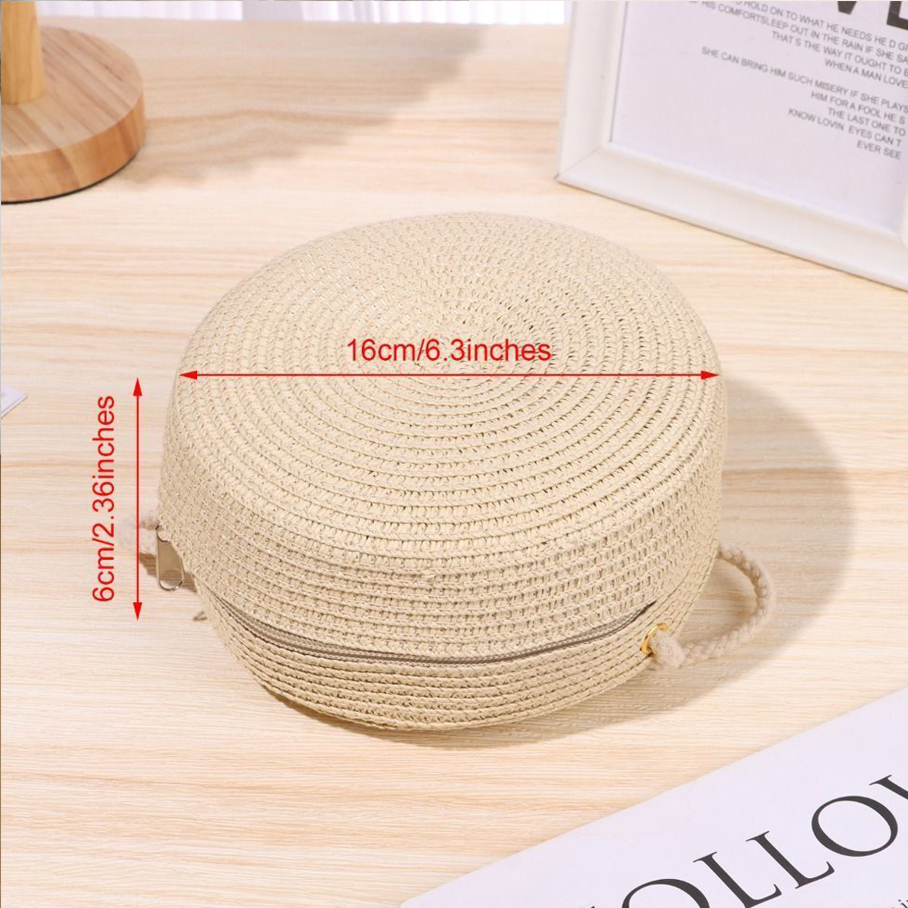 Summer Round Straw Shoulder Bags 2