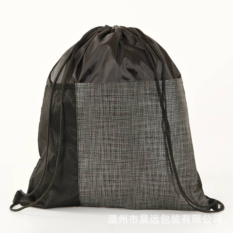 Nonwoven Pocket Drawstring Backpack 5