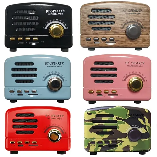 Portable Retro Mini Bluetooth Speaker