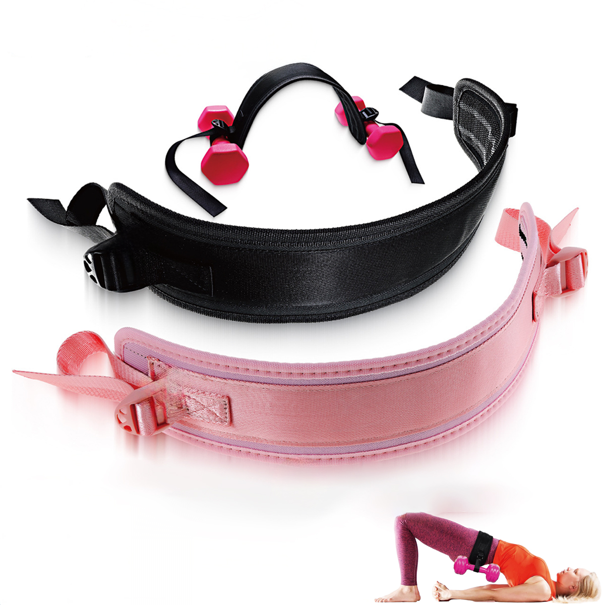 Hip Bridge Belt Yoga Training Weight Bearing Exercise 4
