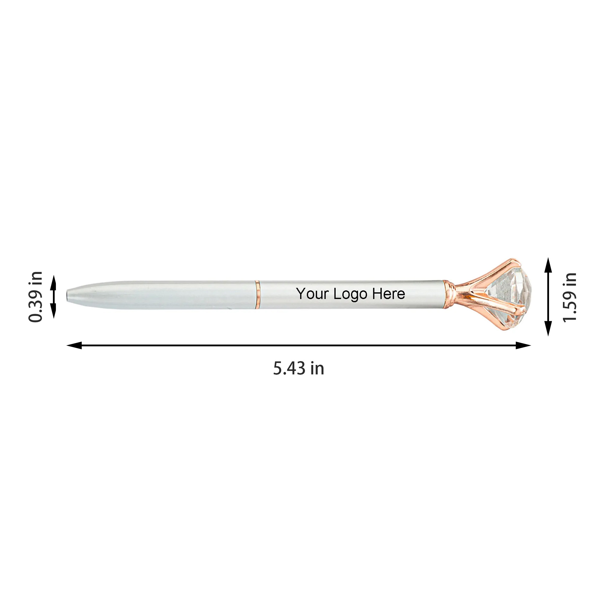 Big Crystal Diamond Pen MOQ 20 3