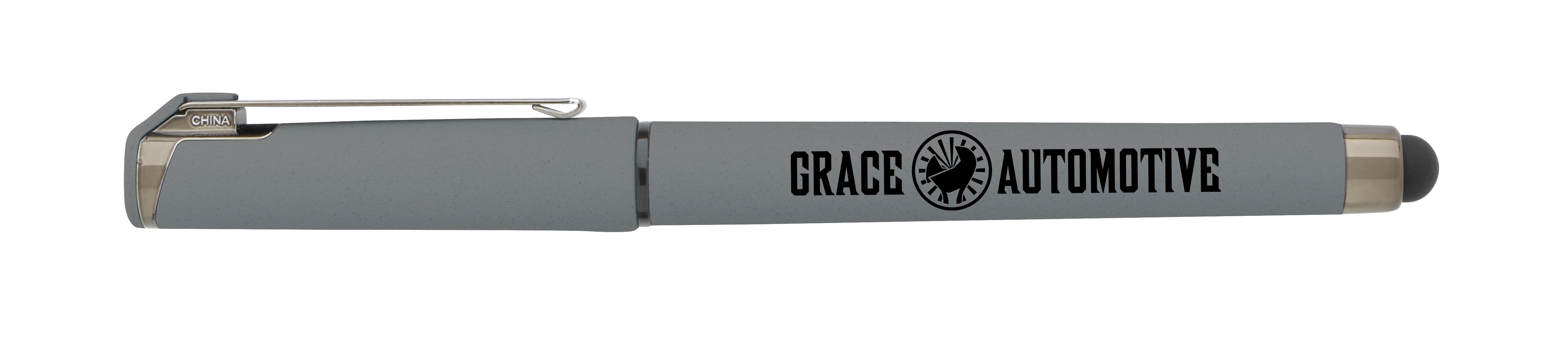Good Value™ Cali Stylus Gunmetal Suede RABS Pen 163