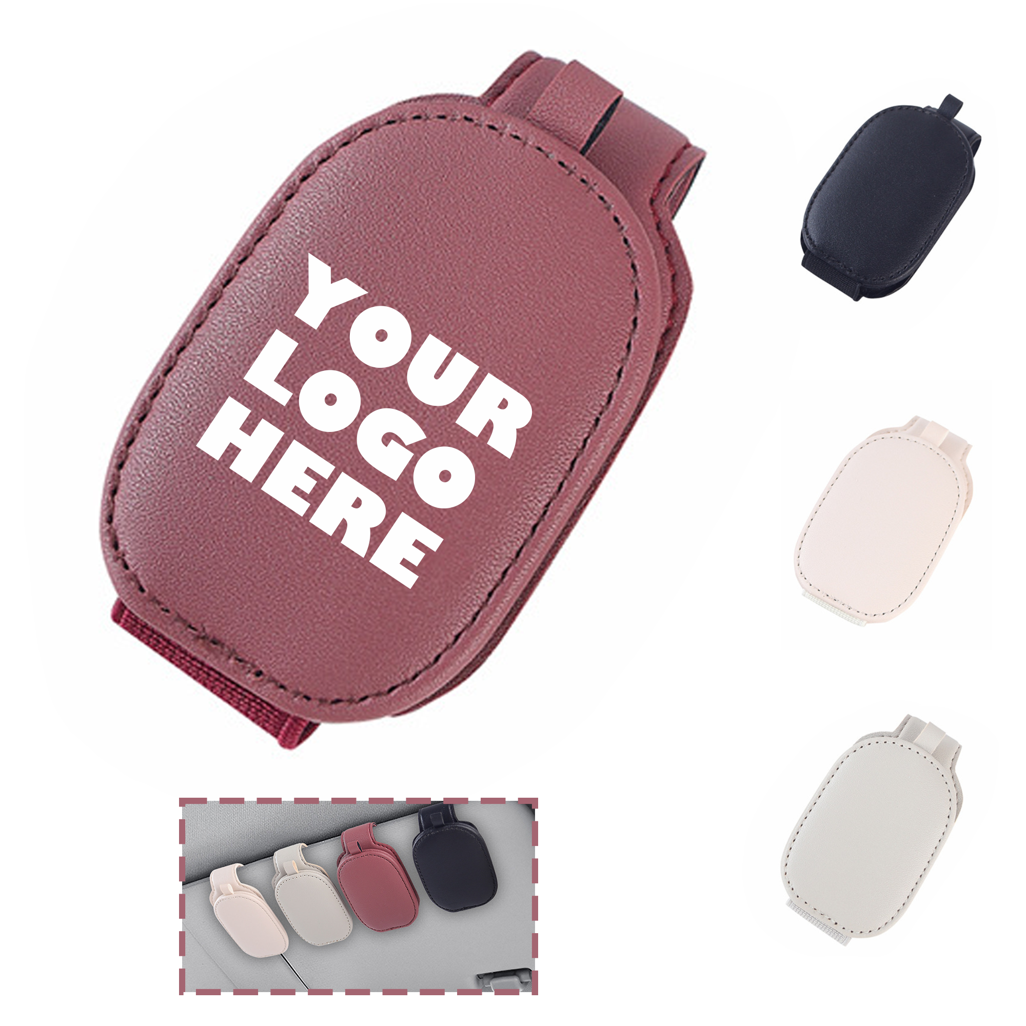 Multifunctional Car Glasses Clip 2
