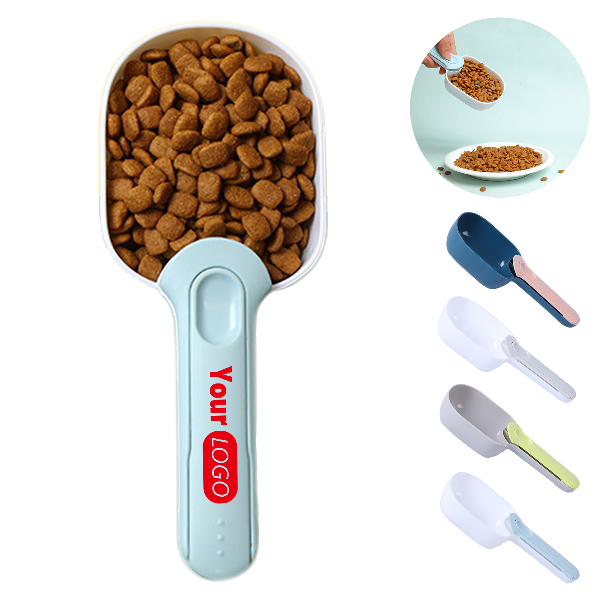 Pet Seal Clip Feeding Scoop 4