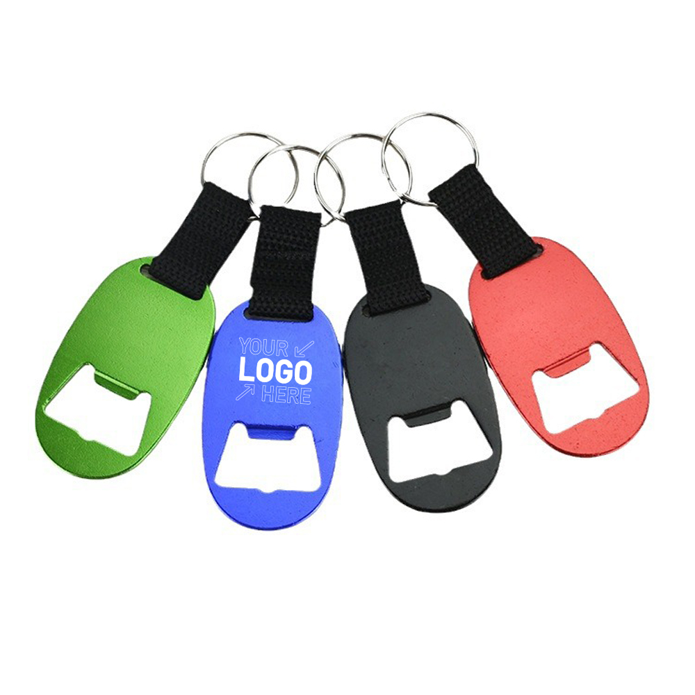 Metal Key Tag With Bottle Opener