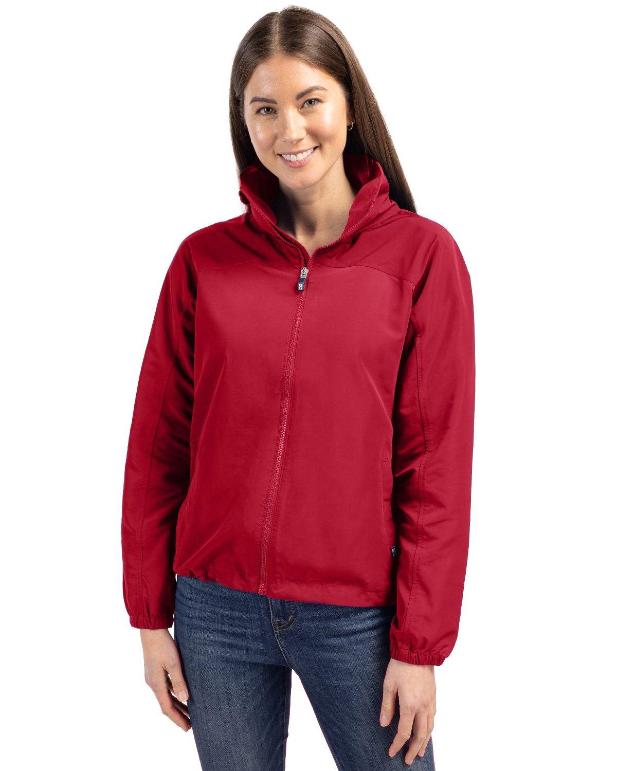 Cutter & Buck Charter Recycled Packable Womens Full Zip Jacket? 42