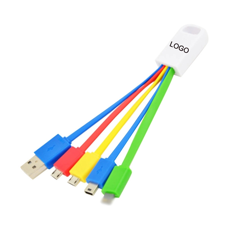 Full Color 5-in-1 Custom Charger Cord 5