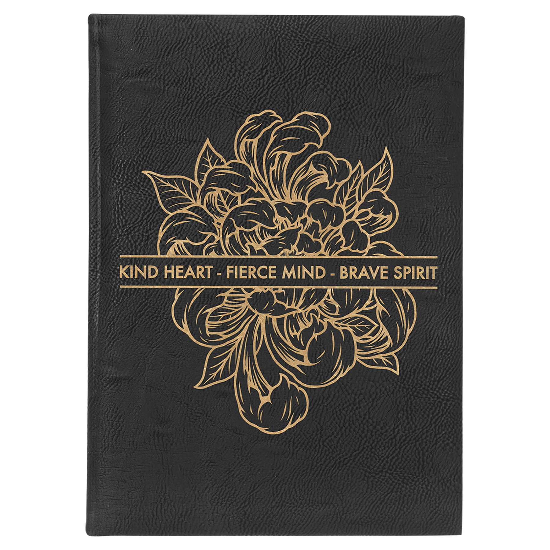 Laser Engraved Leatherette Unlined Journal (7"x 9.75") 6