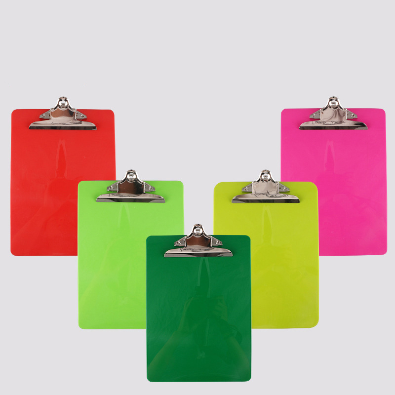 Plastic Clipboards with Sturdy Metal Clip 5