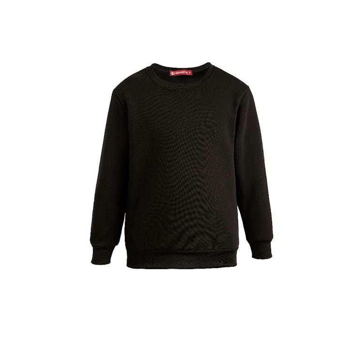 Kids Fleece Crew Neck Sweatshirts - Size 10 Black, custom hoodie or sweatshirt with logo imprint 2