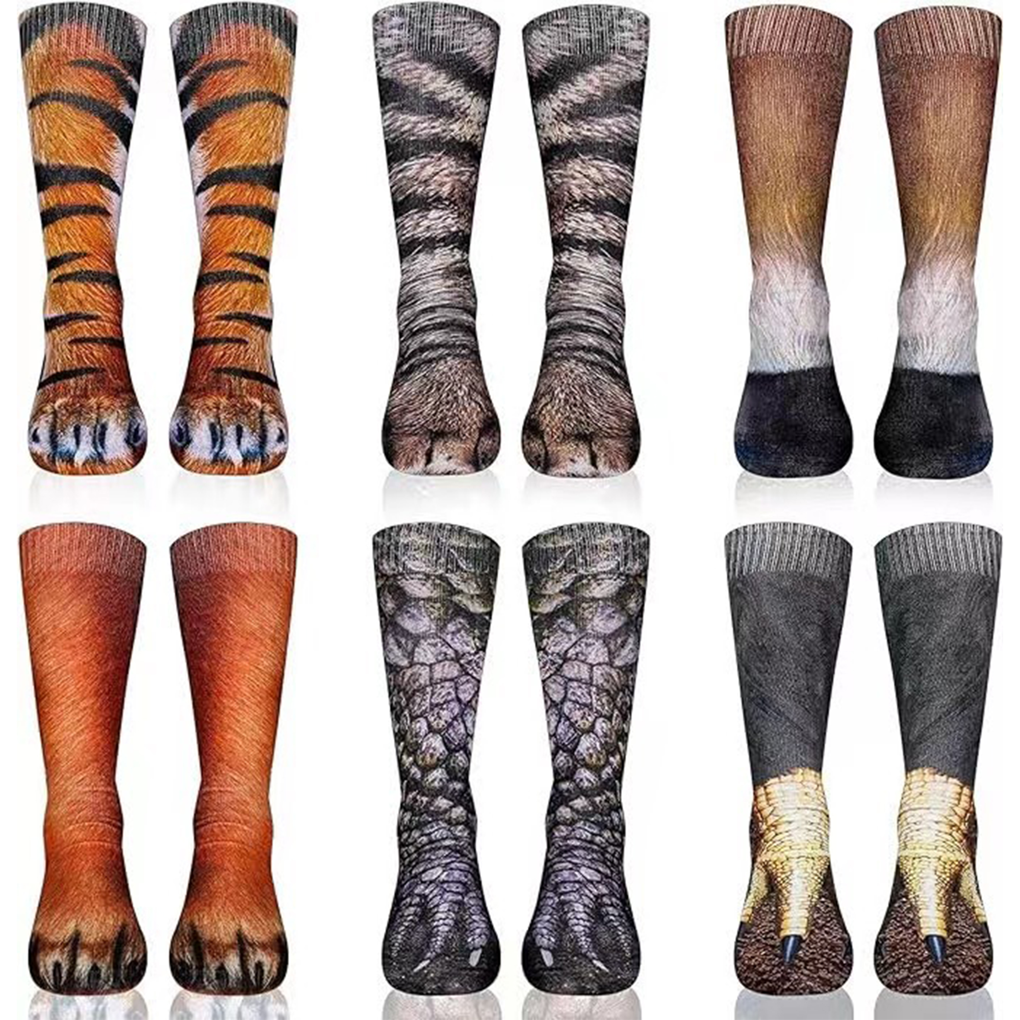 Personalized Printed Crew Socks 2