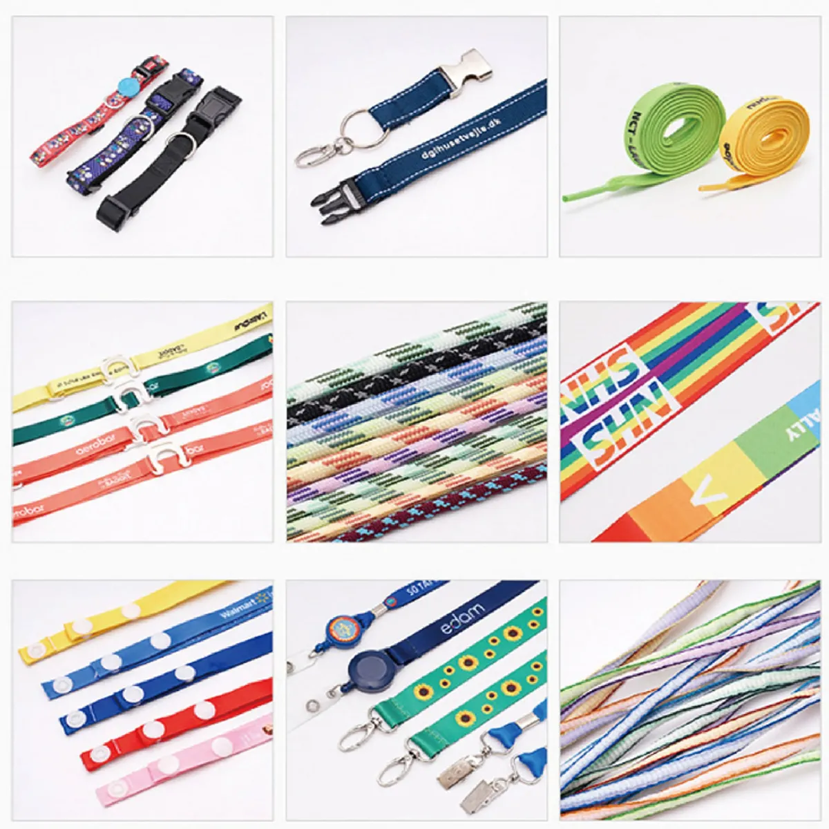 Custom Woven Elastic Lanyard with Safety Breakaway 2
