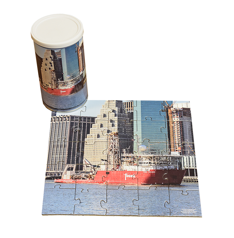 25 Pieces - 8" x 8" - Medium Puzzle in Can 2