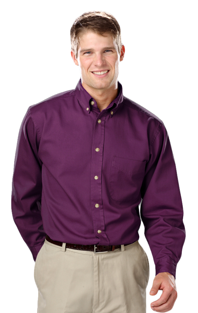 Men's L/S 100% cotton twill Shirt 51