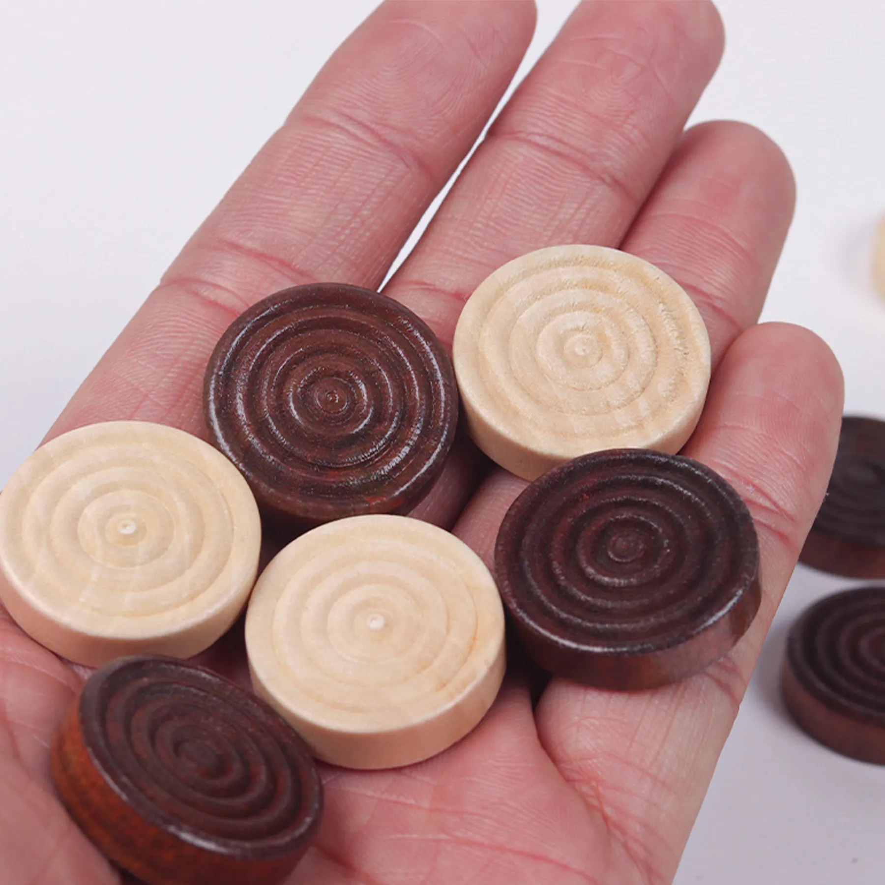24Pcs Wooden Chess Accessories 2