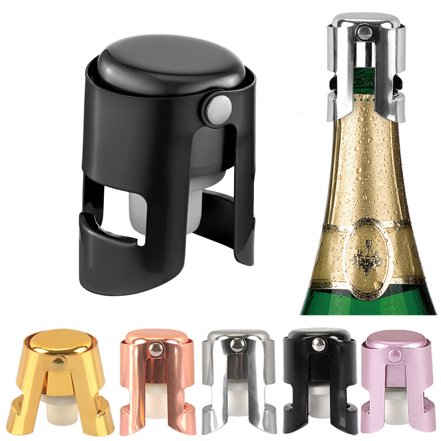 Stainless Steel Champagne Stopper 1