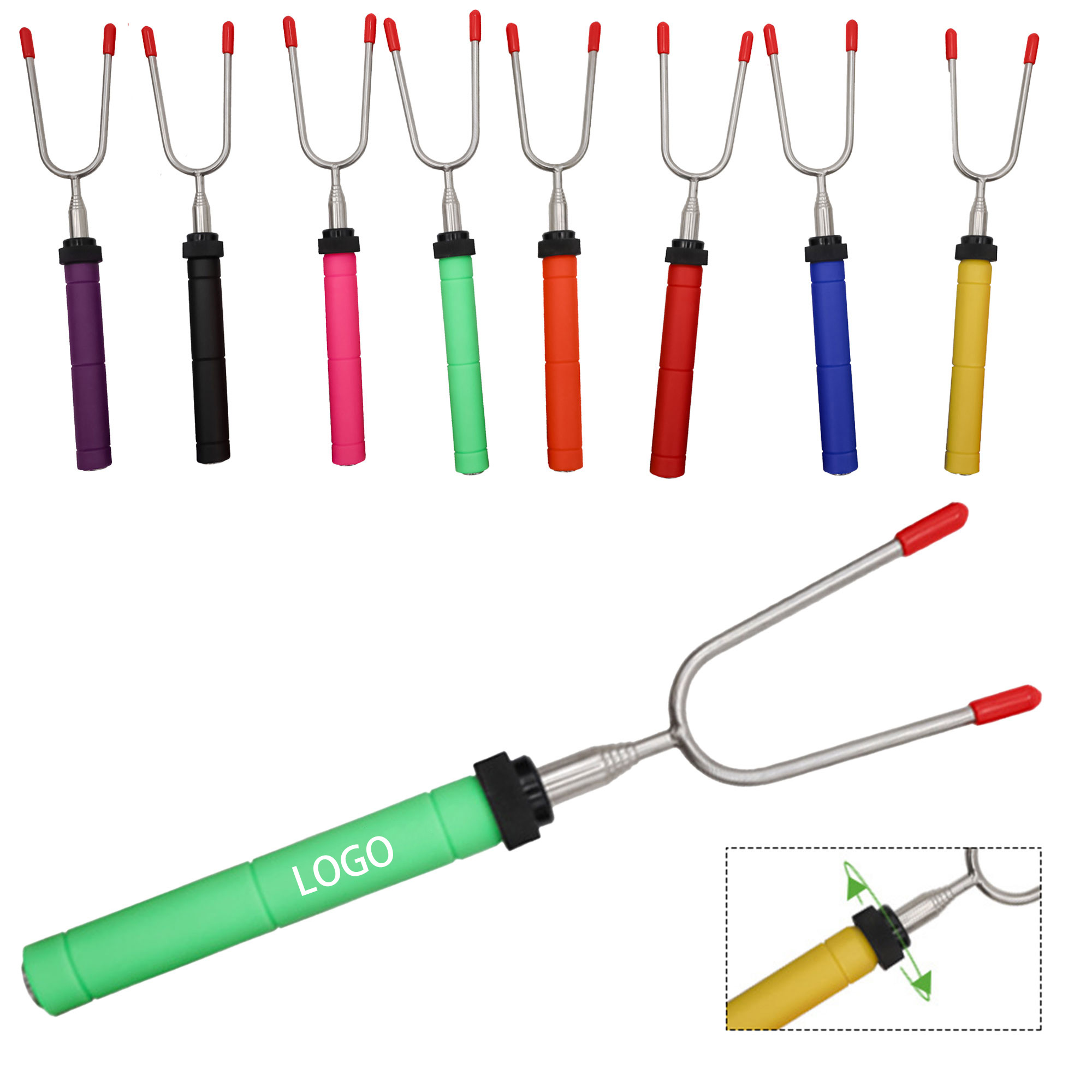 Extendable BBQ Skewer 2