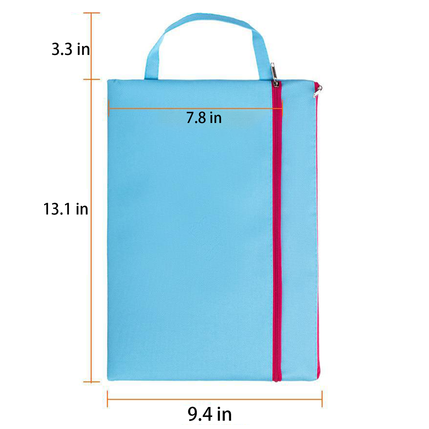 A4 Handle Zippered File Pouch 2