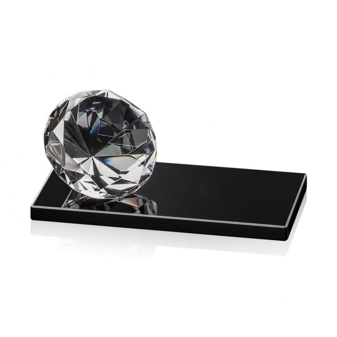 Gemstone Award on Black - Diamond 2