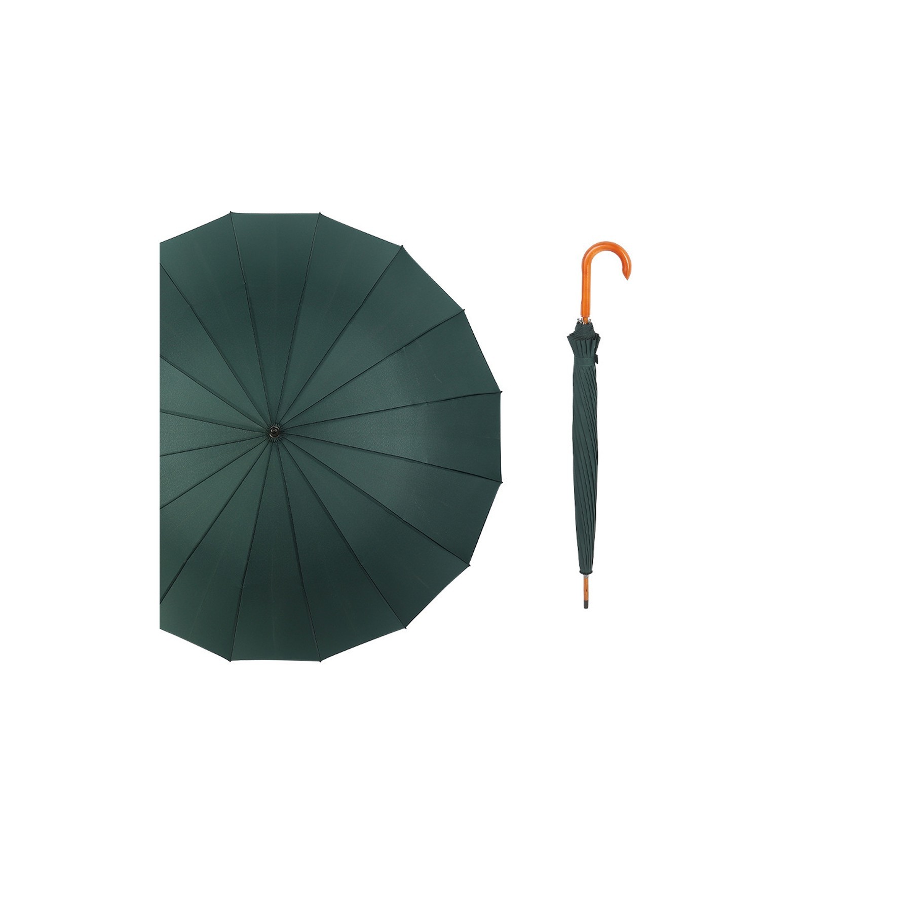16 Ribs Auto Open Rain Umbrellas 4