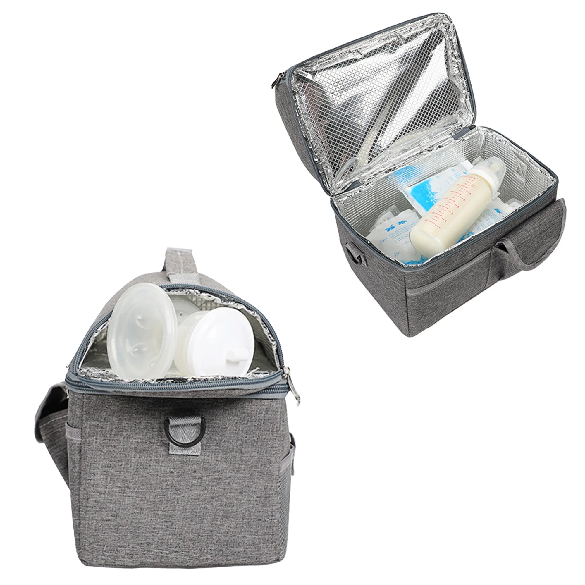 Large Double-Layer Aluminum Foil Insulated Tote Bag 6