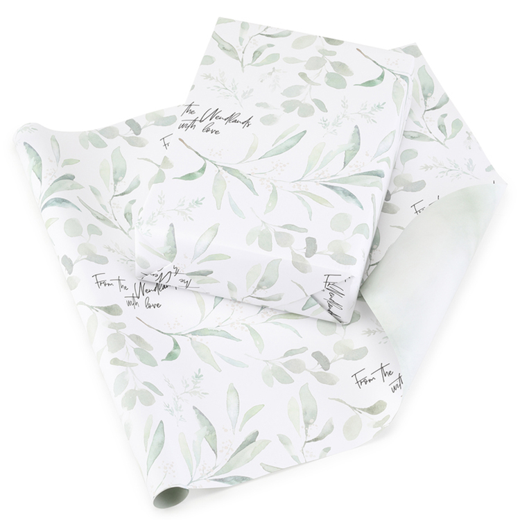 Fresh Daydream Reversible Wrapping Paper (28"x20") 1