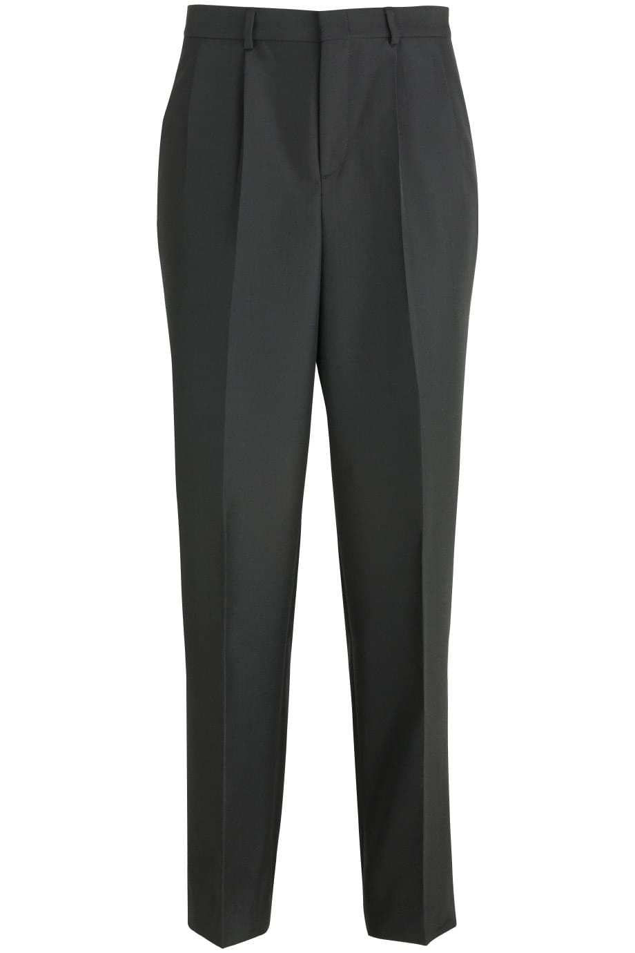 Mens Pleated Front Poly/Wool Pant