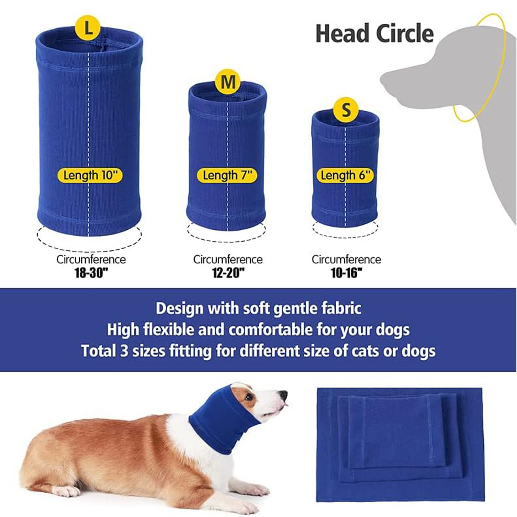 Dog Calming Ear Muffs Noise Cancelling 5