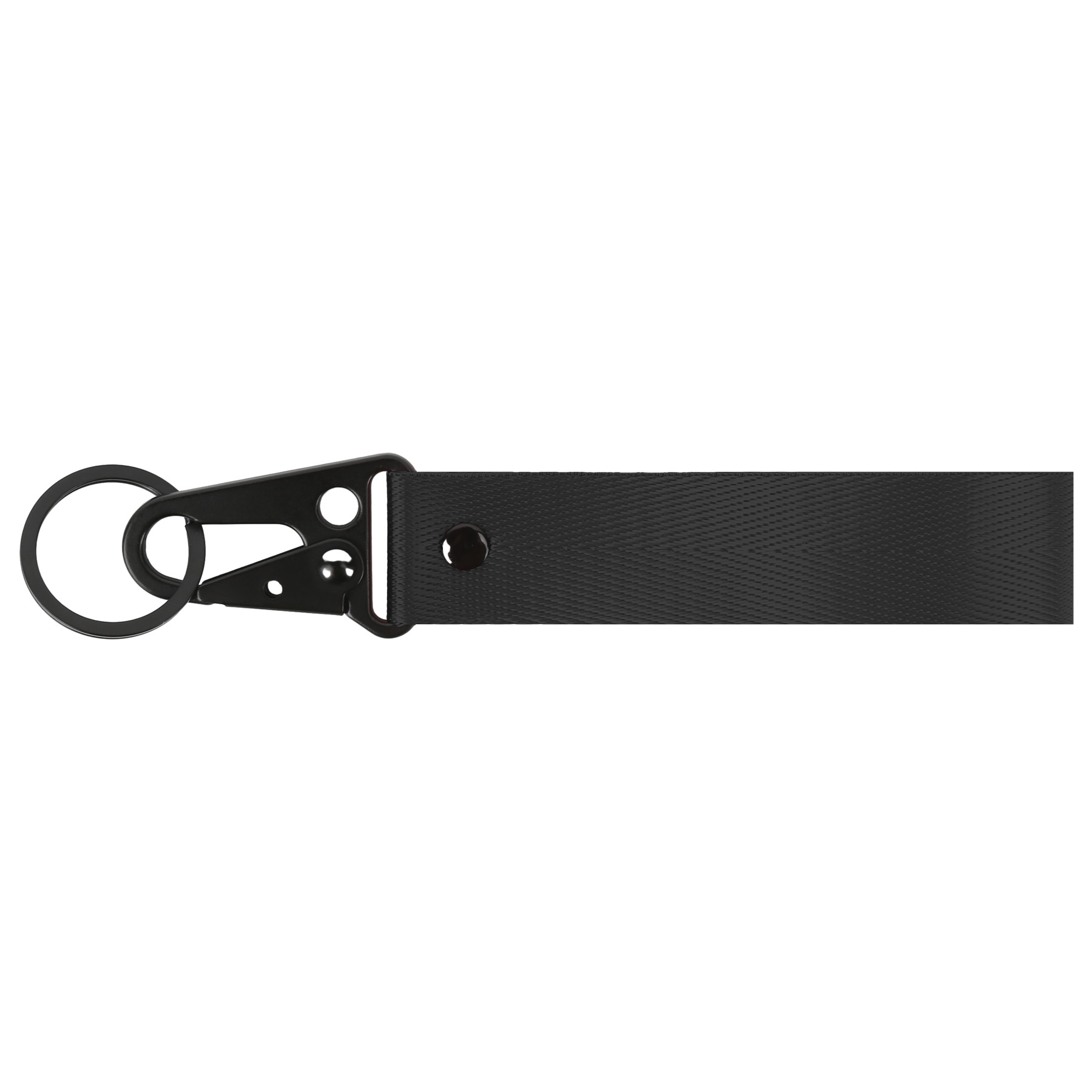 Nylon Wrist Motorcycle Keychain With Black Eagle Mouth Buckle 1
